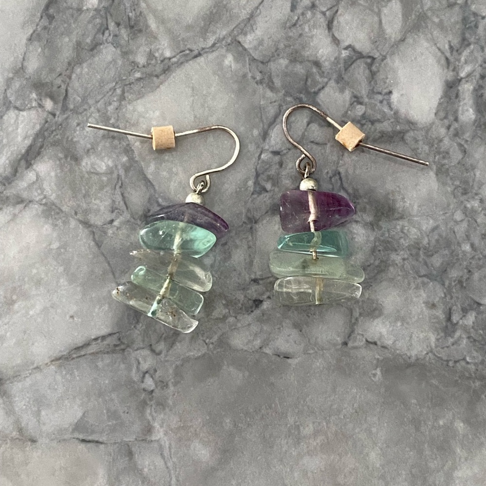 Unique Stone Earings